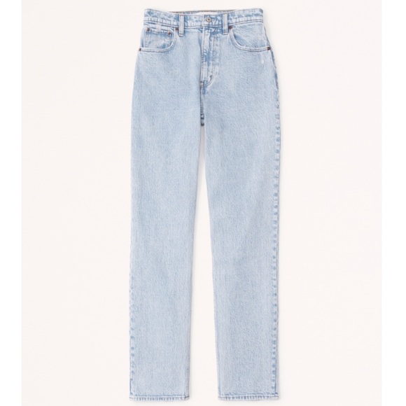 Abercrombie Ultra High Rise 90s Straight Jean NWT - Picture 3 of 9